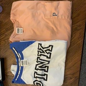 BUNDLE PINK Long/Short Sleeve Shirt Size XS
